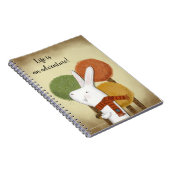 ウッドランドバニーとアコーン ノートブック (右側)