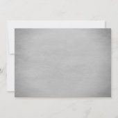 ウッドランドバニーベビーシャワー |グレー招待状 招待状 (裏面)