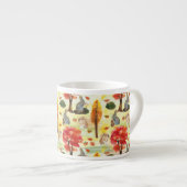 ウッドランドバニーラビットウォーターカラー エスプレッソカップ (正面右)