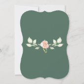 ウッドランドバラガーランドベビーシャワー/散水 招待状 (裏面)