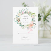 ウッドランドバラグリーンリーガーランドフローラRSVP 出欠カード (スタンド正面)