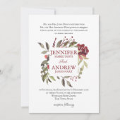 ウッドランドバラスクエアフレーム 招待状 (正面)