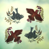 ウッドランドバーズホリデーウィンドウクリングス ウィンドウサイン (シート3)