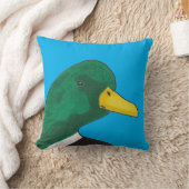 ウッドランドバードマラードアヒル装飾用クッション クッション (ブランケット)