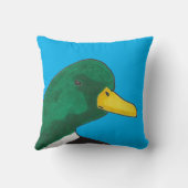 ウッドランドバードマラードアヒル装飾用クッション クッション (裏面)