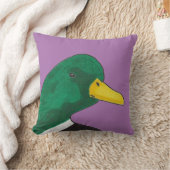 ウッドランドバードマラードアヒル装飾用クッション クッション (ブランケット)