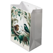 ウッドランドバード&ブランチホリデー ミディアムペーパーバッグ (裏面アングル)