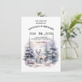 ウッドランドパインツリーディアスノーマウンテン結婚ズ 招待状 (スタンド正面)