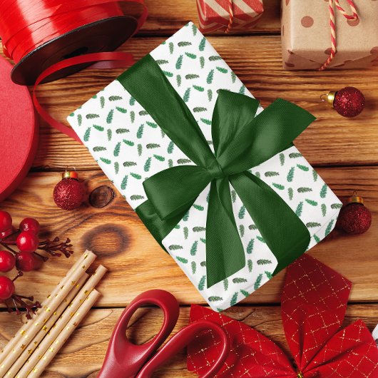 ウッドランドパインブランチ ラッピングペーパー