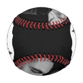 ウッドランドパパベアイラストレーションカスタム2写真 野球ボール (裏面)