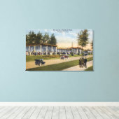 ウッドランドパークメンガリーのビュー キャンバスプリント (インサイチュ (ウッドフロア))