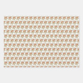 ウッドランドパーソナライズされたキノコ ラッピングペーパーシート (正面3)