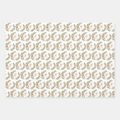 ウッドランドパーソナライズされたキノコ ラッピングペーパーシート (正面)