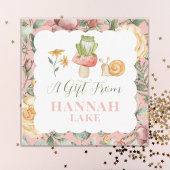 ウッドランドパーソナライズされた妖精フローラガールズギフト エンクロージャーカード