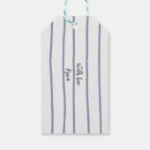 ウッドランドパーティーフェイバーラベル ギフトタグ (裏面)