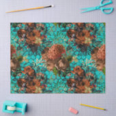 ウッドランドビーシリーズデザイン23ティッシュペーパー 薄葉紙 (クラフト)