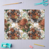 ウッドランドビーシリーズデザイン47 薄葉紙 (クラフト)