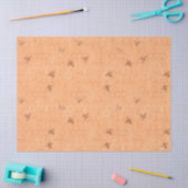 ウッドランドビーシリーズデザイン5ティッシュペーパー 薄葉紙 (クラフト)