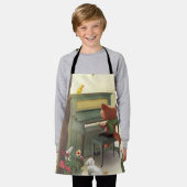 ウッドランドピアニスト エプロン (着用した状態)