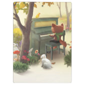 ウッドランドピアニスト クリップボード (裏面)