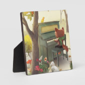 ウッドランドピアニスト フォトプラーク (正面)