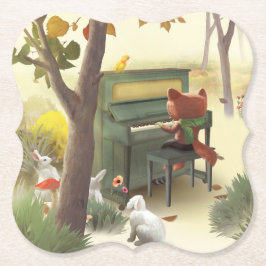 ウッドランドピアニスト ペーパーコースター