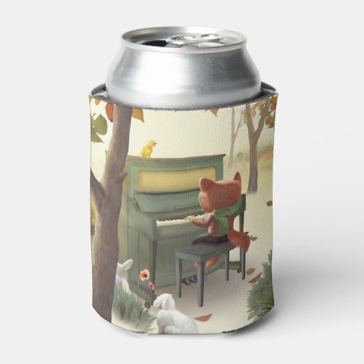 ウッドランドピアニスト 缶クーラー (缶正面)