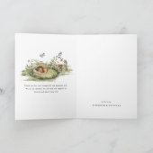 ウッドランドピクニック |森林動物の赤ちゃんシャワー サンキューカード (内部)