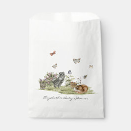 ウッドランドピクニック |森林動物の赤ちゃんシャワー フェイバーバッグ