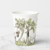 ウッドランドピクニック |森林動物の赤ちゃんシャワー 紙コップ (右)