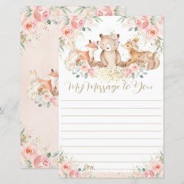 ウッドランドピンクフローラ1stバースデーカプセルメッセージ