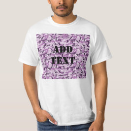 ウッドランドピンク/パープルカモフラージュ Tシャツ
