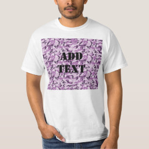 ウッドランドピンク/パープルカモフラージュ Tシャツ