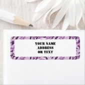 ウッドランドピンク/紫カモフラージュ – 白 ラベル (インサイチュ)