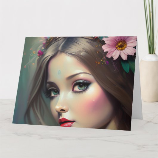 ウッドランドファンタジースプライト サンキューカード (正面)