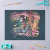 ウッドランドファンタジー、自然の魔法の妖精の国 薄葉紙 (クラフト)