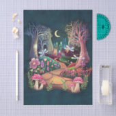 ウッドランドファンタジー、自然の魔法の妖精の国 薄葉紙 (クラフト)