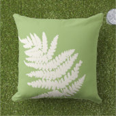 ウッドランドファーンリーフカスタムの背景色 アウトドアクッション (芝生)