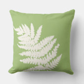 ウッドランドファーンリーフカスタムの背景色 アウトドアクッション (正面)