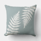 ウッドランドファーンリーフカスタムの背景色 アウトドアクッション (正面)