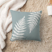 ウッドランドファーンリーフカスタムの背景色 クッション (ブランケット)