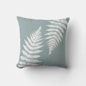 ウッドランドファーンリーフカスタムの背景色 クッション (正面)