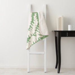 ウッドランドファーンリーフカスタムの背景色 シェルパブランケット