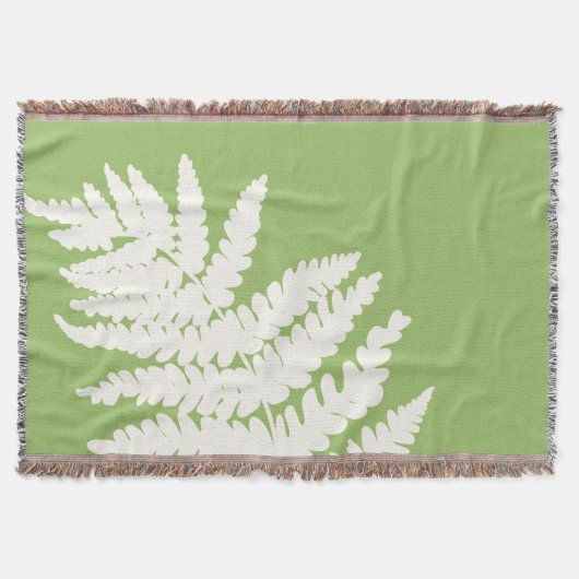 ウッドランドファーンリーフカスタムの背景色 スローブランケット (正面)