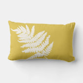 ウッドランドファーンリーフカスタムの背景色 ランバークッション (裏面)