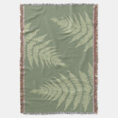 ウッドランドファーンレブカスタム背景色 スローブランケット (正面縦)