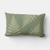 ウッドランドファーンレブカスタム背景色 ランバークッション (裏面)