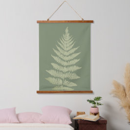 ウッドランドファーンレブカスタム背景色 吊り下げ型タペストリー