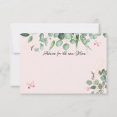 ウッドランドフェアリーアドバイスカード 招待状 (正面)