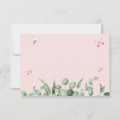 ウッドランドフェアリーアドバイスカード 招待状 (裏面)